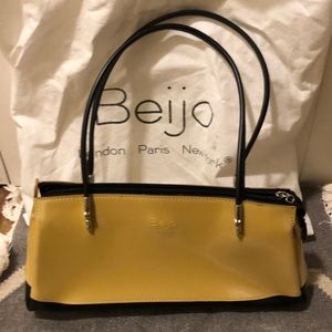 Beijo gold and black purse.